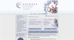 Desktop Screenshot of anzgosa.org